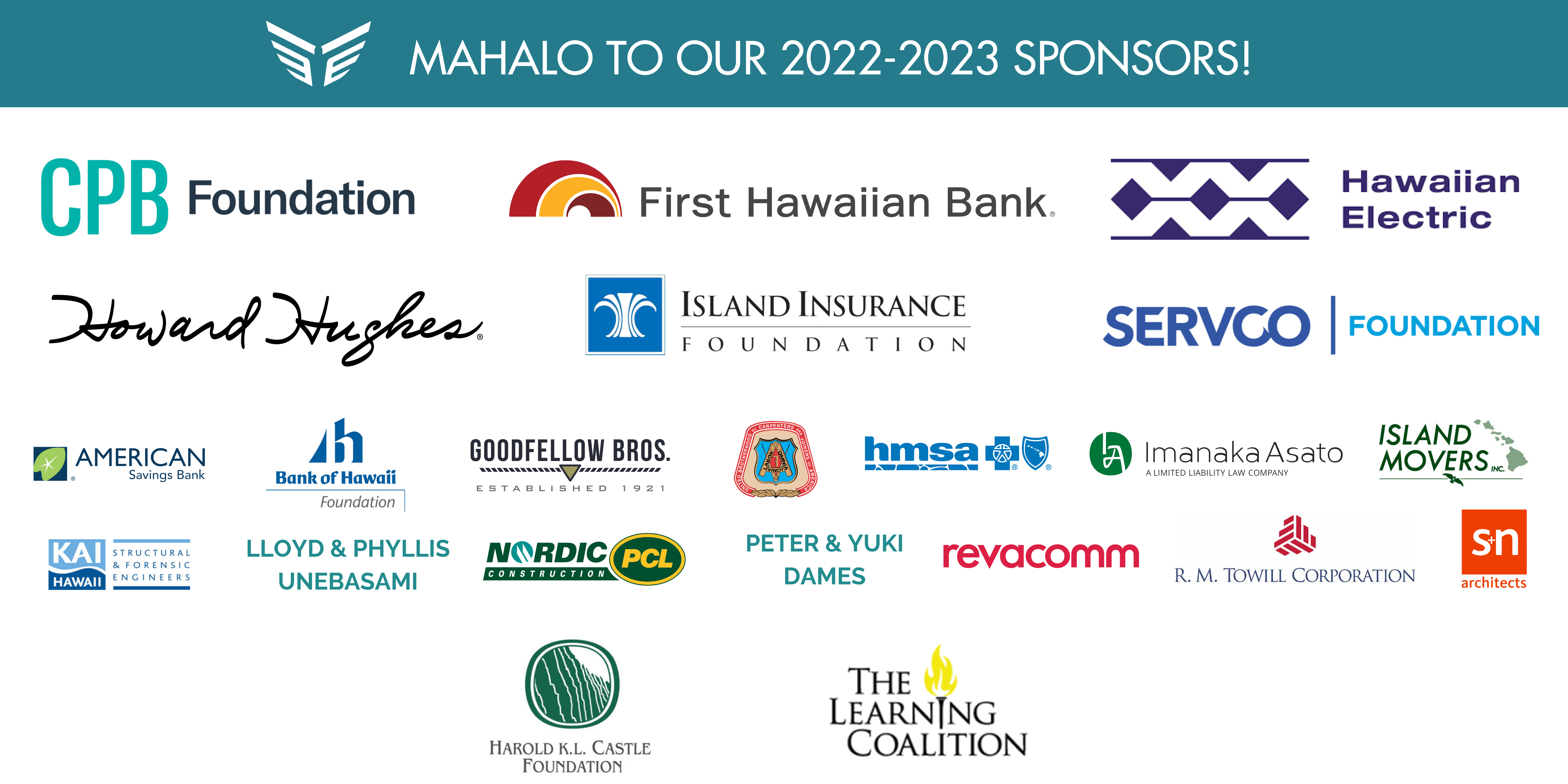 2022 - 2023 Sponsors